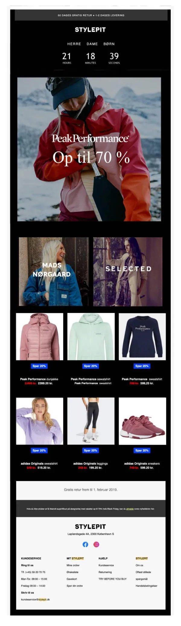Stylepit-nyhedsbev for Black Friday dametøj Stylepit-nyhedsbev for Black Friday dametøj