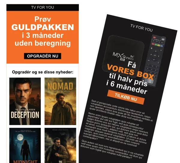 Salgs-, krydssalgs- og opsalgsmails