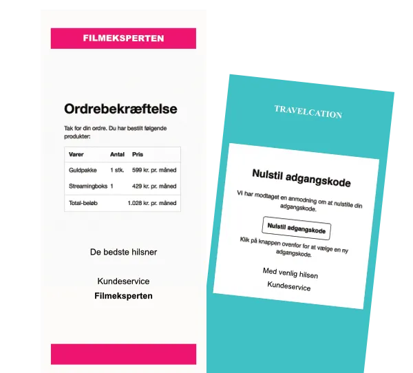 Transaktionelle mails